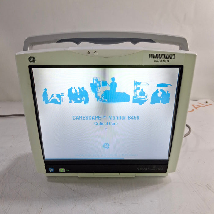 GE Healthcare GE Healthcare Carescape B450 Critical Care Patient Monitor Patient Monitors reLink Medical