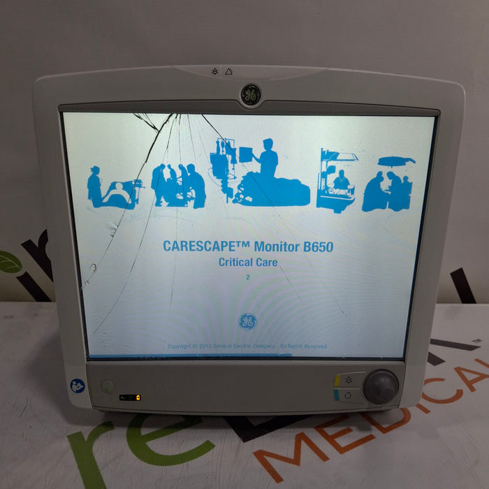 GE Healthcare GE Healthcare Carescape B650 Critical Care Patient Monitor Patient Monitors reLink Medical