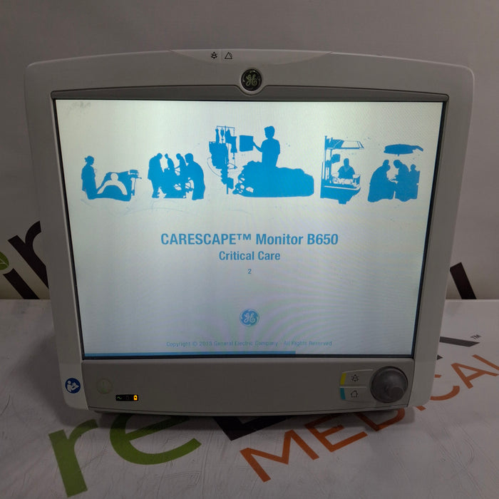 GE Healthcare GE Healthcare Carescape B650 Critical Care Patient Monitor Patient Monitors reLink Medical