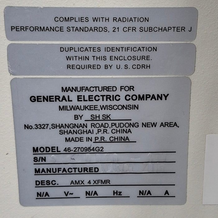 GE Healthcare GE Healthcare AMX 4 Plus Portable X-Ray Unit X-Ray Equipment reLink Medical