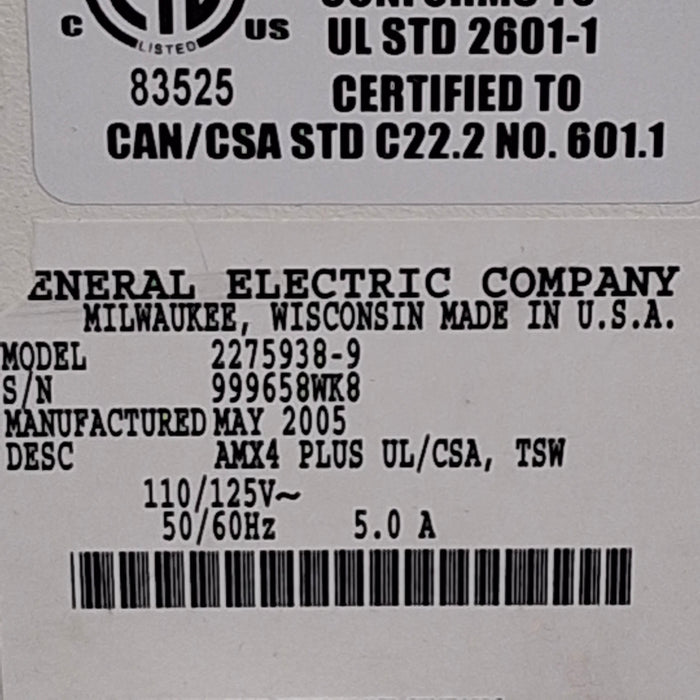 GE Healthcare GE Healthcare AMX 4 Plus Portable X-Ray Unit X-Ray Equipment reLink Medical