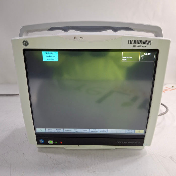GE Healthcare Carescape B450 Patient Monitor
