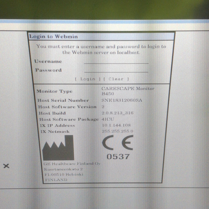 GE Healthcare GE Healthcare Carescape B450 Critical Care Patient Monitor Patient Monitors reLink Medical