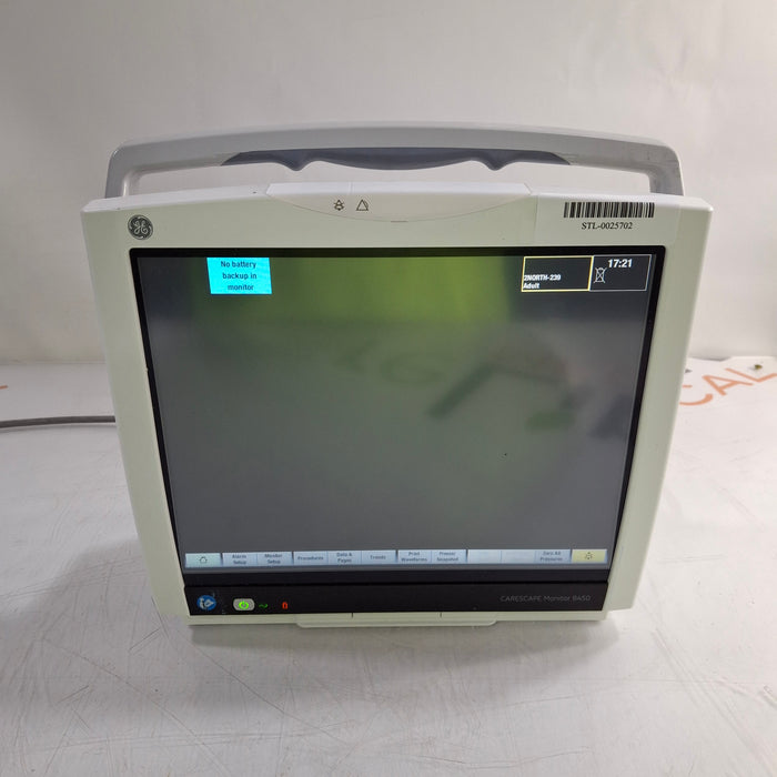 GE Healthcare GE Healthcare Carescape B450 Critical Care Patient Monitor Patient Monitors reLink Medical