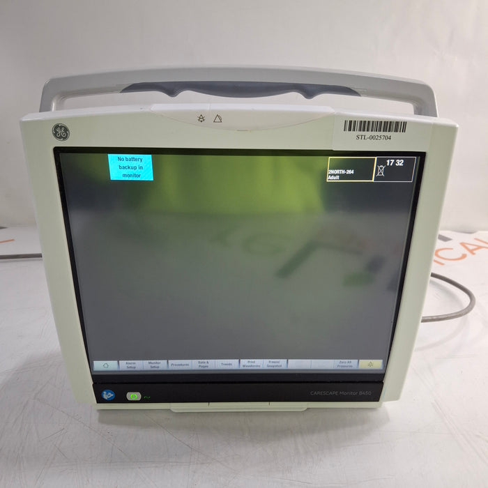 GE Healthcare GE Healthcare Carescape B450 Critical Care Patient Monitor Patient Monitors reLink Medical