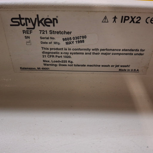 Stryker Stryker 721 Transport Stretcher Beds & Stretchers reLink Medical