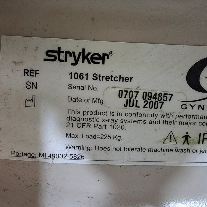 Stryker Stryker 1061 Stretcher Beds & Stretchers reLink Medical