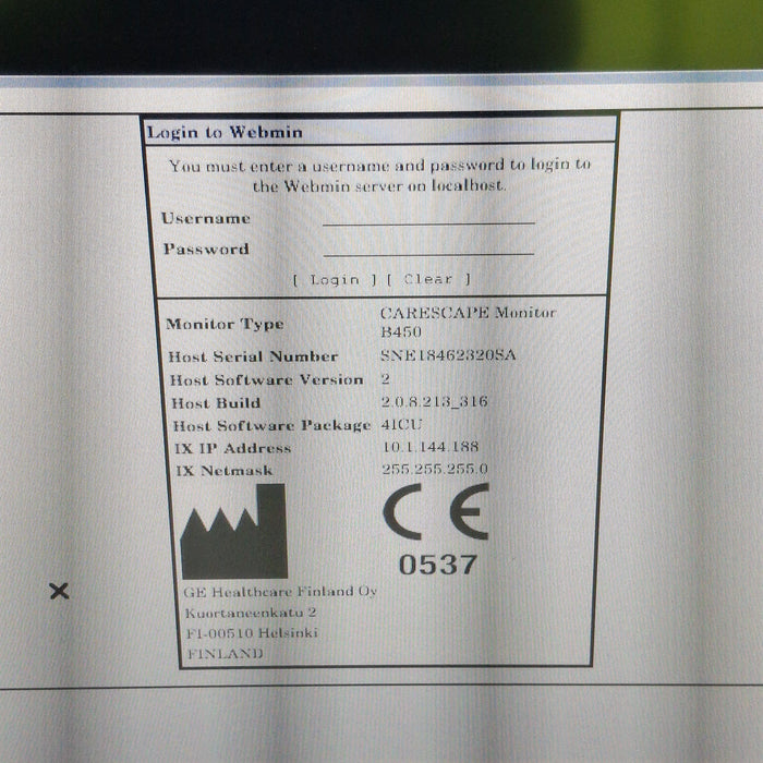 GE Healthcare GE Healthcare Carescape B450 Critical Care Patient Monitor Patient Monitors reLink Medical