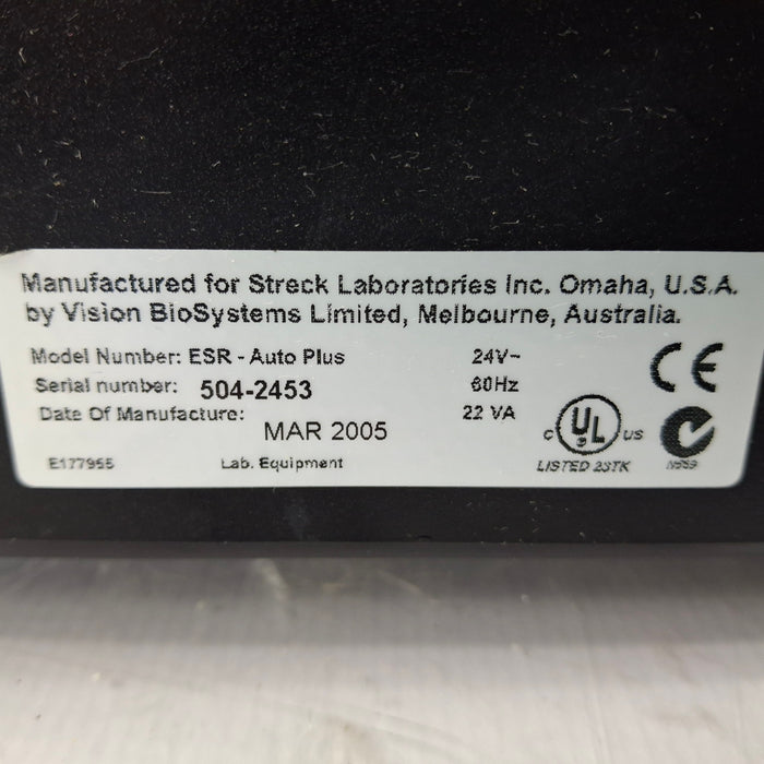 STRECK STRECK ESR-Auto Plus 504 Sed-Rate Analyzer Clinical Lab Clinical Lab reLink Medical