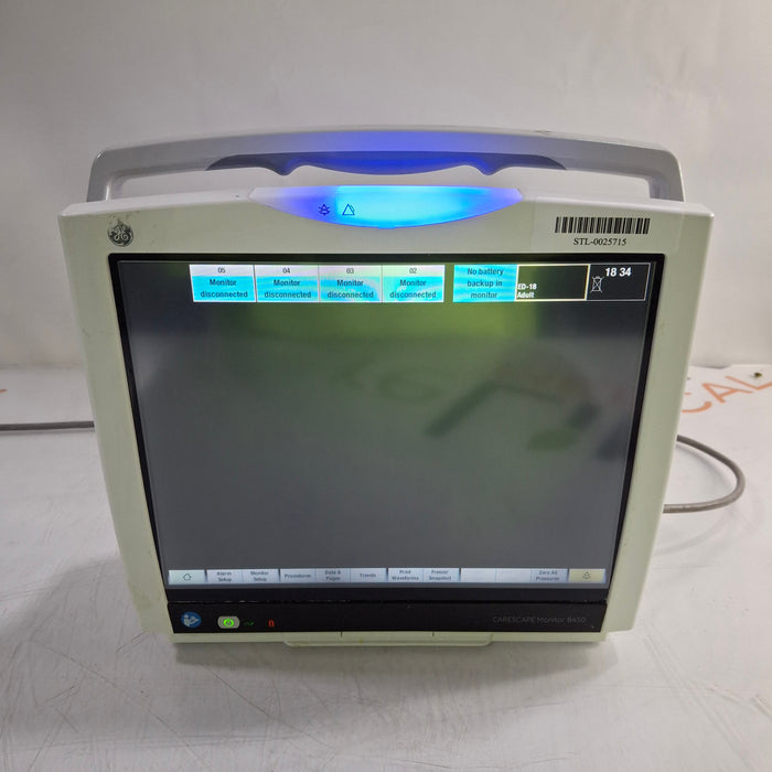 GE Healthcare GE Healthcare Carescape B450 Critical Care Patient Monitor Patient Monitors reLink Medical