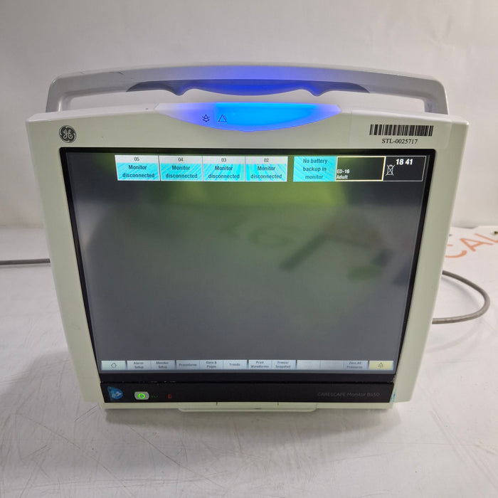 GE Healthcare GE Healthcare Carescape B450 Critical Care Patient Monitor Patient Monitors reLink Medical