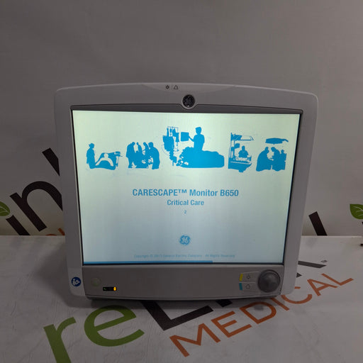 GE Healthcare GE Healthcare Carescape B650 Critical Care Patient Monitor Patient Monitors reLink Medical