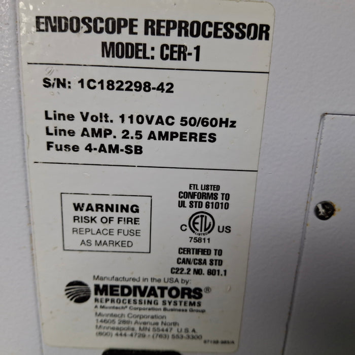 Medivators Medivators CER-1 Endoscope Reprocessor Sterilizers & Autoclaves reLink Medical
