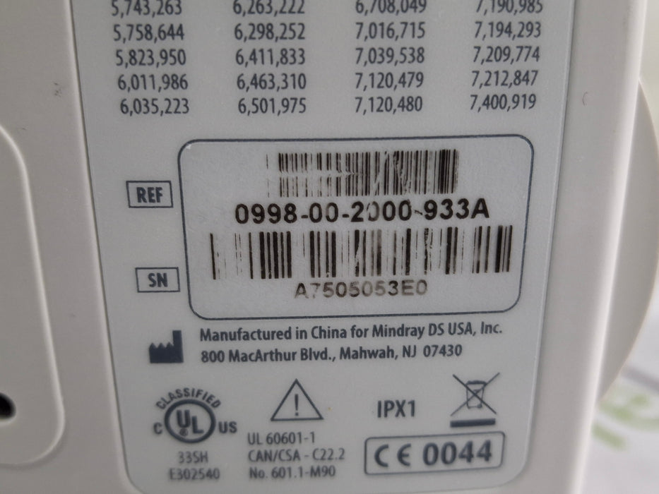 Mindray Datascope Accutorr V Vital Signs Monitor