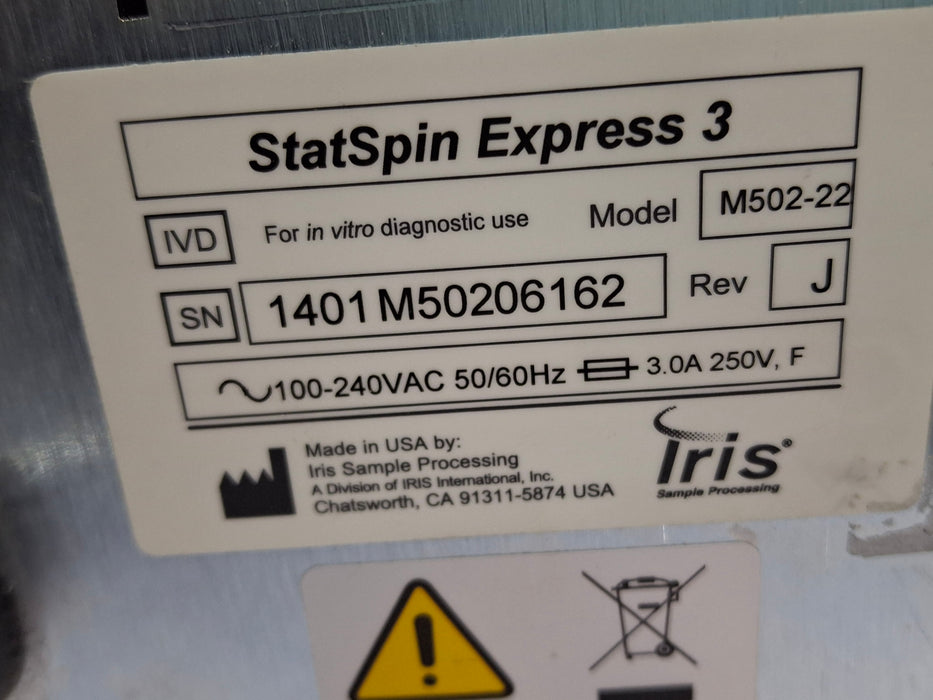IRIS Medical IRIS Medical StatSpin Express 3 Centrifuge Centrifuges reLink Medical