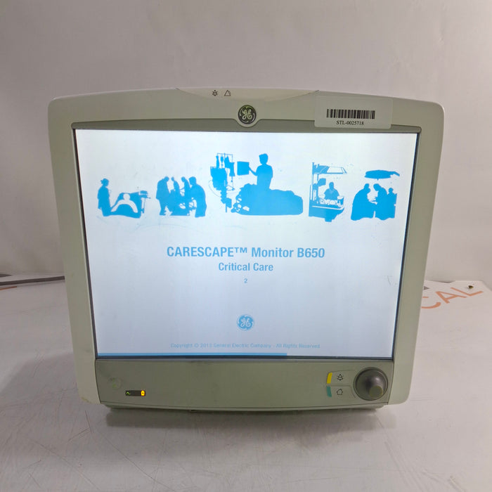 GE Healthcare Carescape B650 Patient Monitor