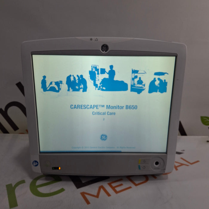 GE Healthcare Carescape B650 Patient Monitor