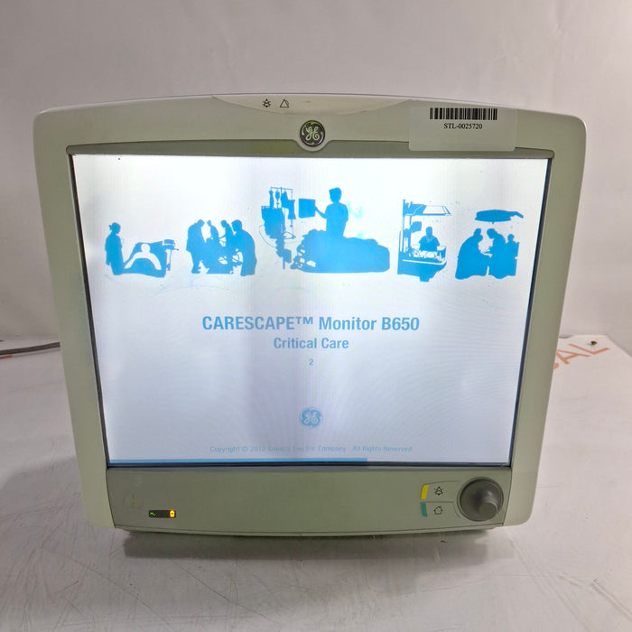 GE Healthcare GE Healthcare Carescape B650 Patient Monitor Patient Monitors reLink Medical
