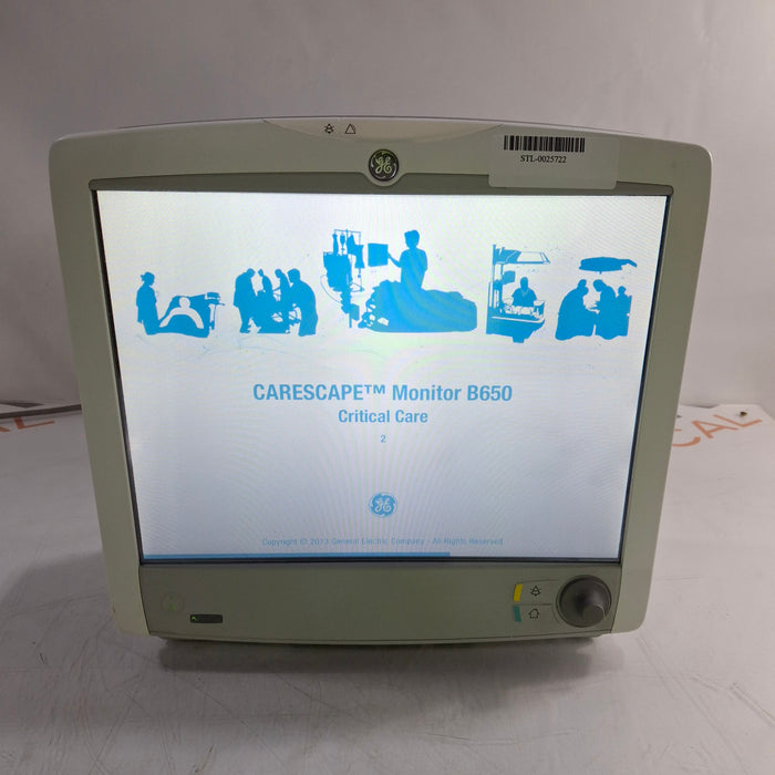 GE Healthcare Carescape B650 Patient Monitor