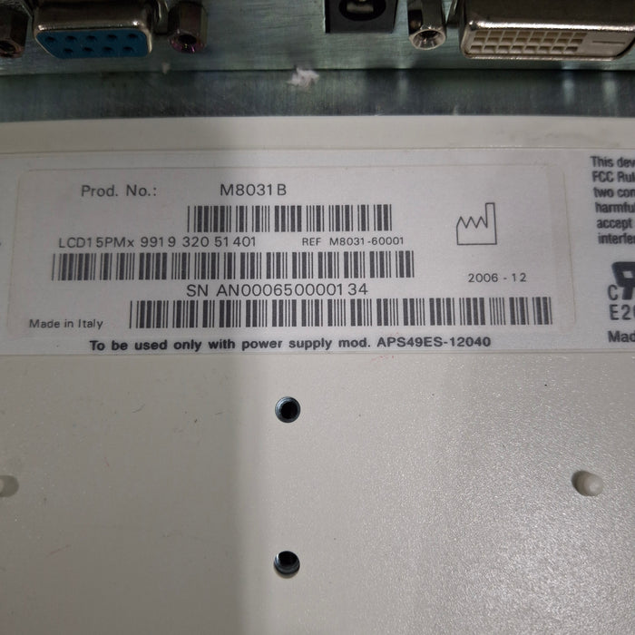 Philips Philips M8031B 15" LCD Display Patient Monitors reLink Medical