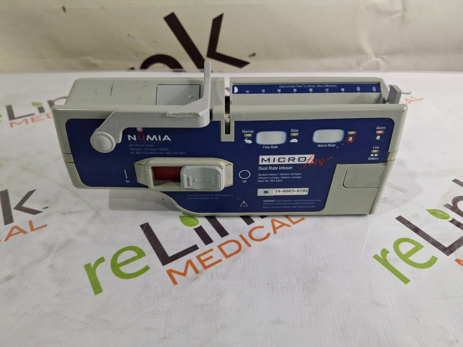 Baxa Corporation Baxa Corporation MicroFuse Dual Rate Syringe Infuser Pump Infusion Pump reLink Medical