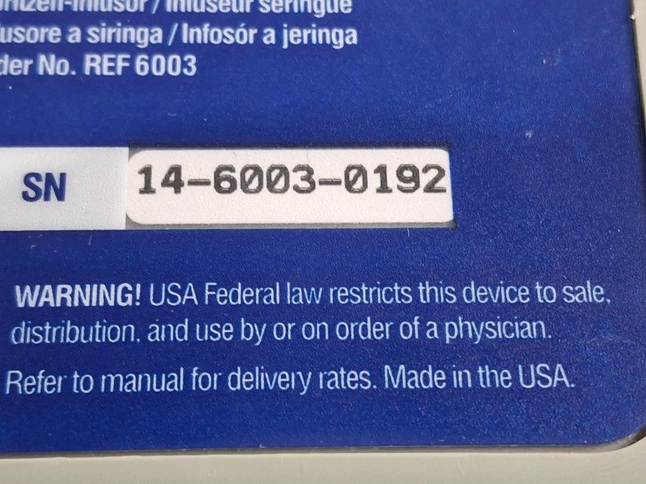 Baxa Corporation Baxa Corporation MicroFuse Dual Rate Syringe Infuser Pump Infusion Pump reLink Medical