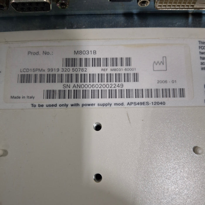 Philips Philips M8031B 15" LCD Display Patient Monitors reLink Medical