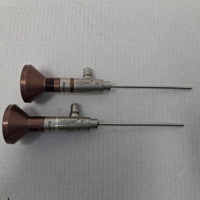 Stryker Stryker 342-11 & 342-31 Rigid 0° 30° Arthroscope Kit Rigid Endoscopy reLink Medical