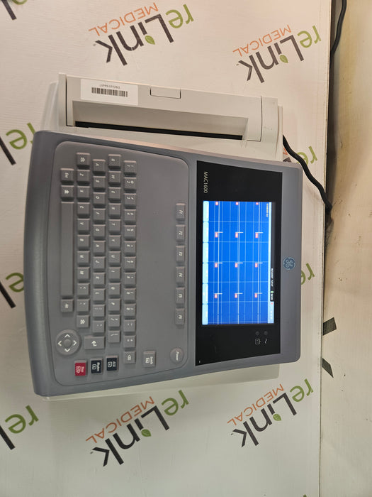 GE Healthcare GE Healthcare MAC 1600 ECG Cardiology reLink Medical