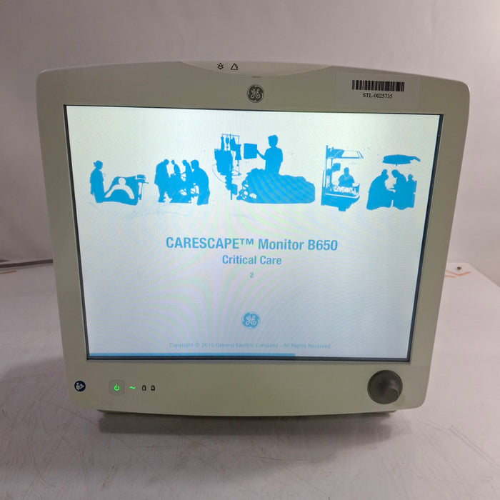 GE Healthcare GE Healthcare Carescape B650 Critical Care Patient Monitor Patient Monitors reLink Medical