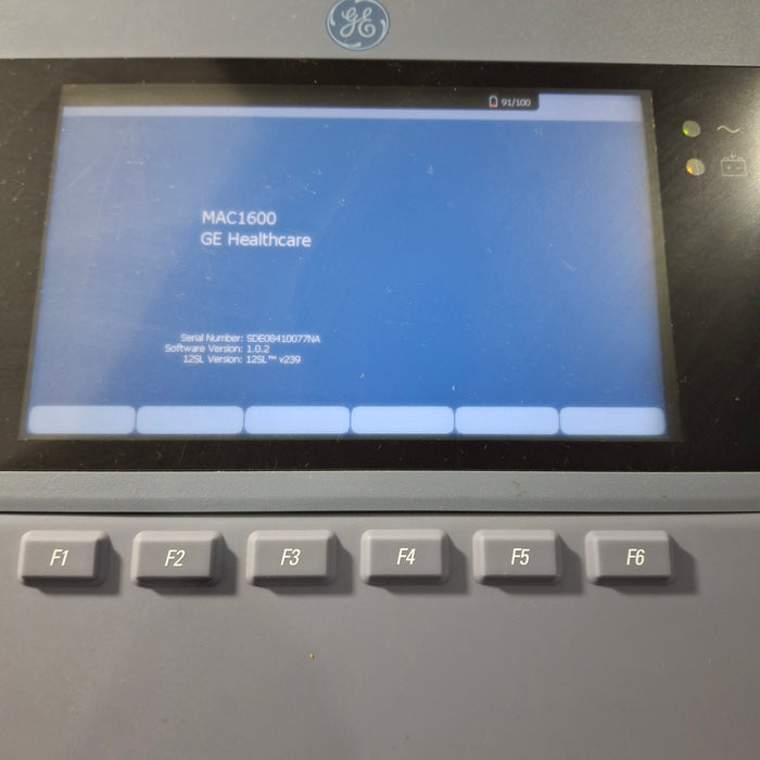 GE Healthcare MAC 1600 ECG