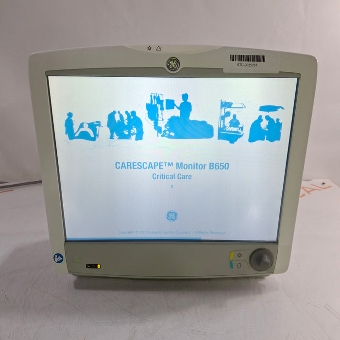 GE Healthcare GE Healthcare Carescape B650 Critical Care Patient Monitor Patient Monitors reLink Medical