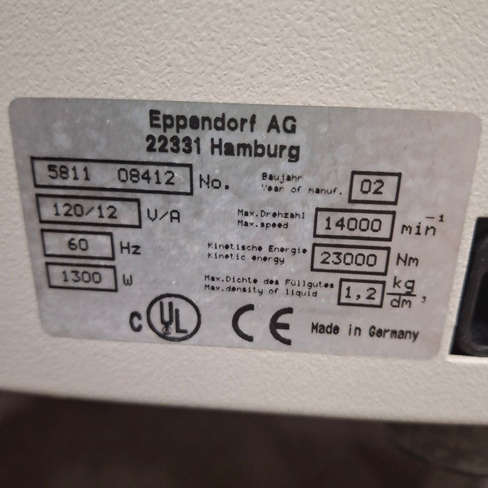 Eppendorf 5810R Refrigerated Centrifuge