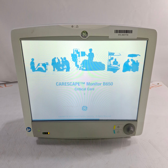 GE Healthcare GE Healthcare Carescape B650 Critical Care Patient Monitor Patient Monitors reLink Medical
