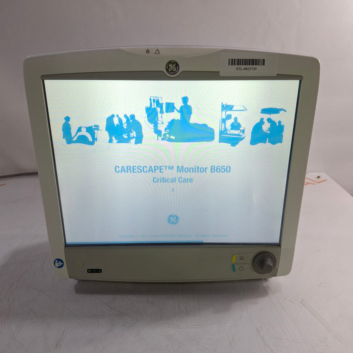 GE Healthcare GE Healthcare Carescape B650 Critical Care Patient Monitor Patient Monitors reLink Medical