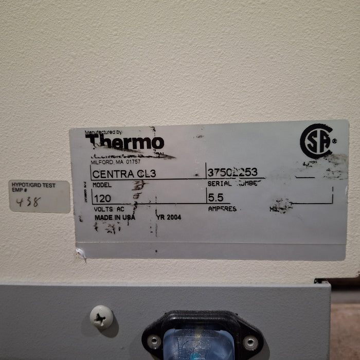 IEC Centra CL3 Centrifuge