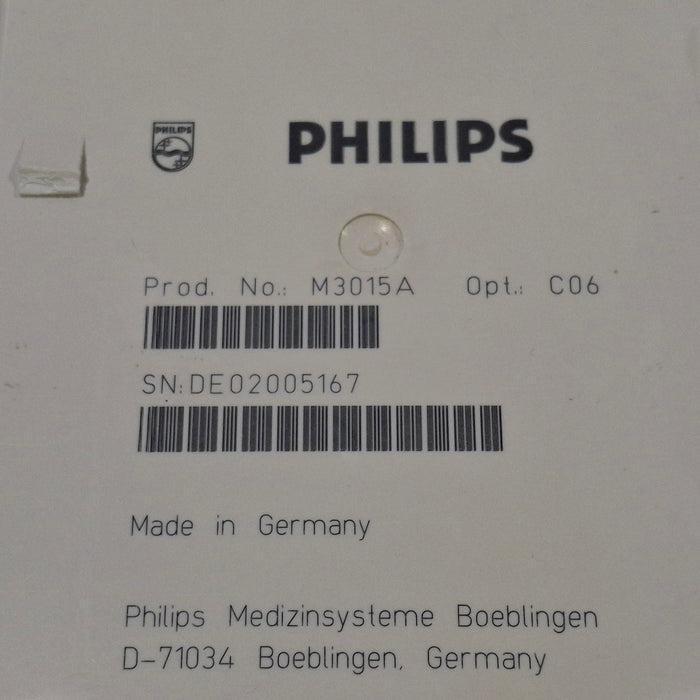Philips M3015A-C06 CO2, Temp, IBP Extension Module