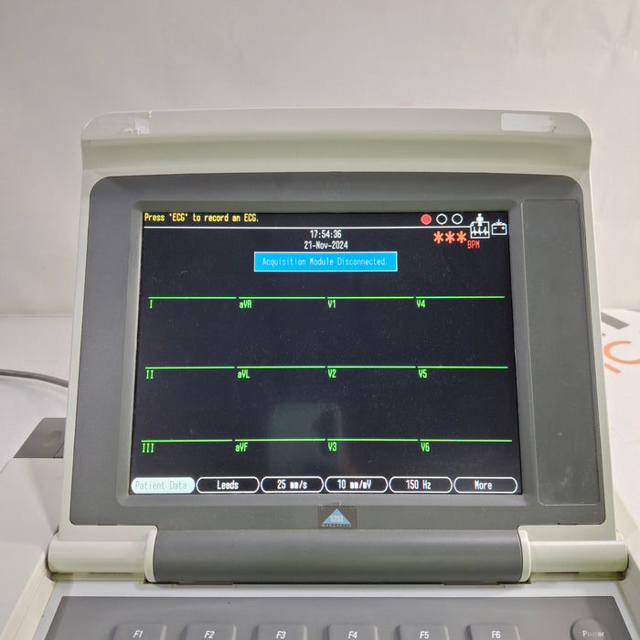 GE Healthcare MAC 5500 HD with CAM Module ECG System