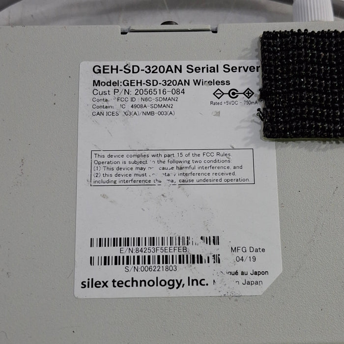 GE Healthcare MAC 5500 HD with CAM Module ECG System