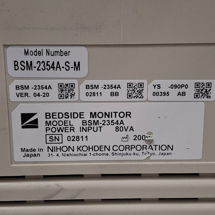 Nihon Kohden BSM-2354A Bedside Monitor