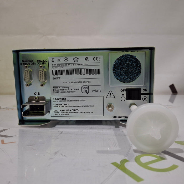 Draeger Medical Scio Four Oxi Plus Gas Module