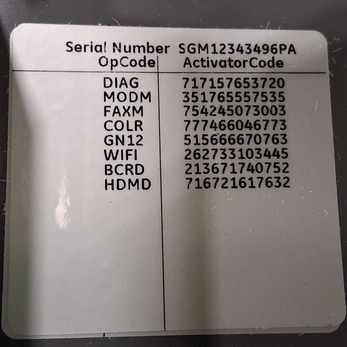 GE Healthcare MAC 5500 HD ECG without CAM Module