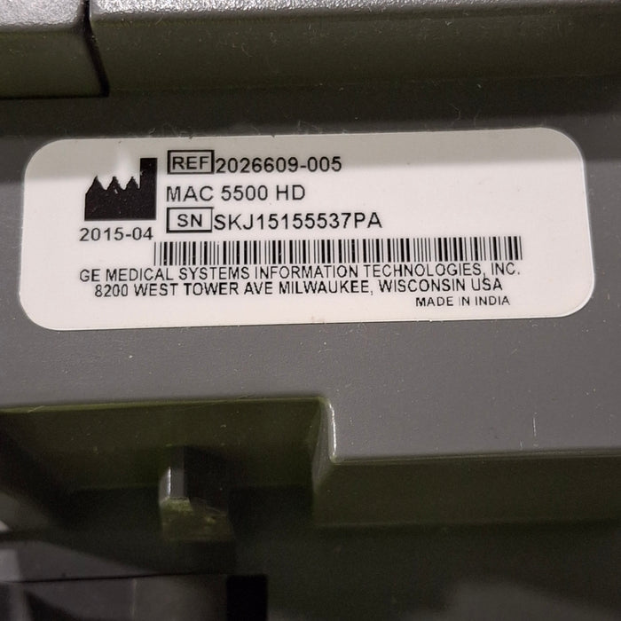GE Healthcare GE Healthcare MAC 5500 HD ECG without CAM Module Cardiology reLink Medical