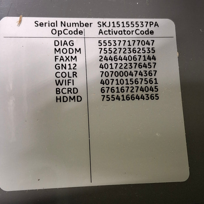 GE Healthcare GE Healthcare MAC 5500 HD ECG without CAM Module Cardiology reLink Medical