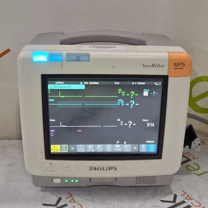 Philips IntelliVue MP5 Neonatal Fast SpO2, ECG, NIBP Patient Monitor