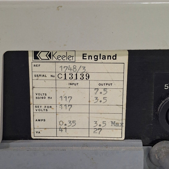 Keeler Keeler Dualite Indirect Opthalmoscope Ophthalmology reLink Medical