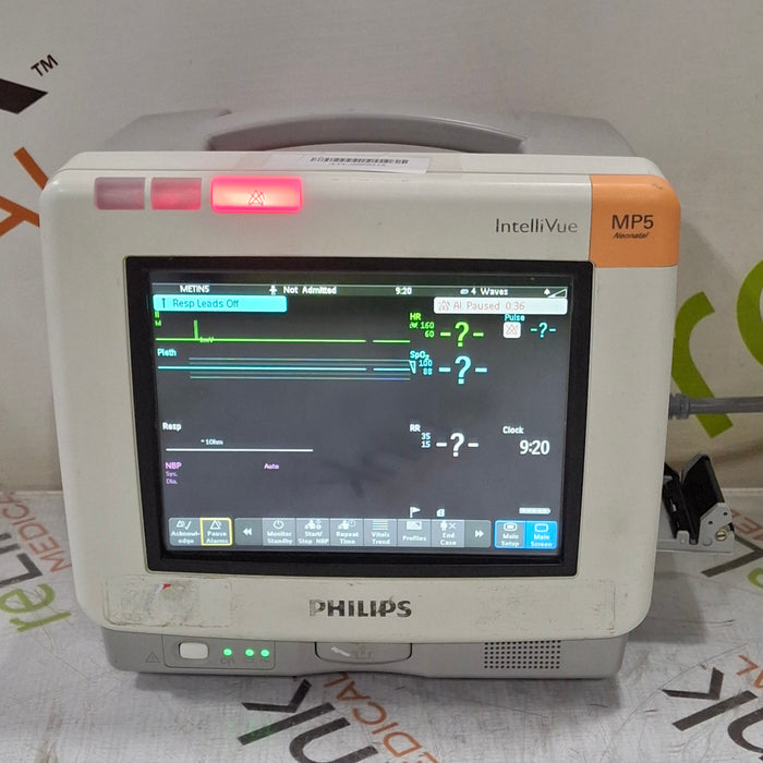 Philips IntelliVue MP5 Neonatal Fast SpO2, ECG, NIBP Patient Monitor