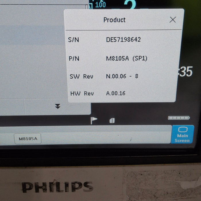 Philips IntelliVue MP5 Neonatal Fast SpO2, ECG, NIBP Patient Monitor