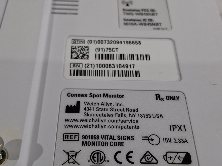 Welch Allyn Connex Spot 75CT Vital Signs Monitor