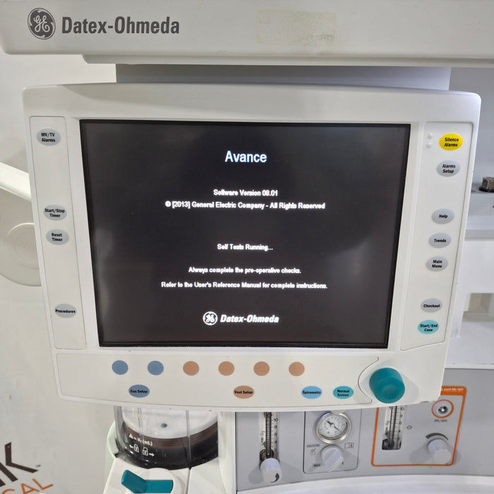 GE Healthcare S/5 Avance Anesthesia System